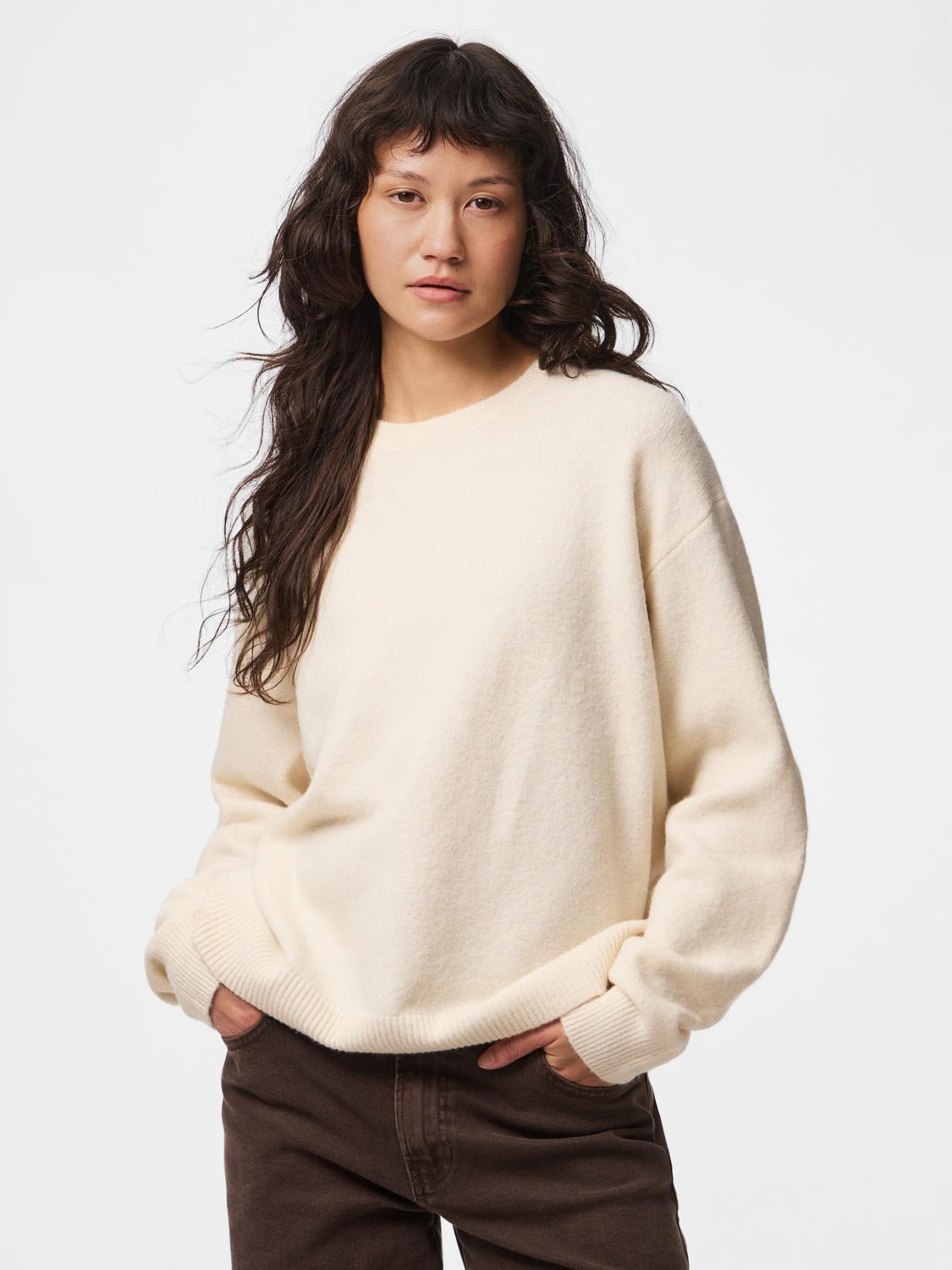 PCSALLY Knitted Top - Birch - VERO MODA & VILA Bergvik